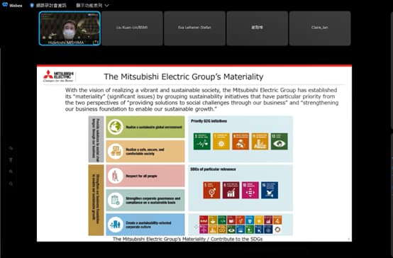 三菱電機資深總工程師Hidetoshi Mishima分享三菱電機為邁向永續社會的建築空間零排放能源所做的努力